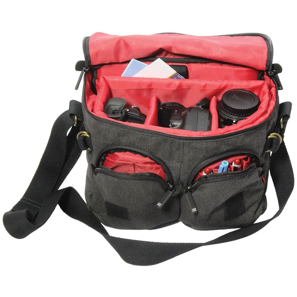 Promate DSLR Camera Bag, DSLR Digital Camera Bag Messenger Shoulder