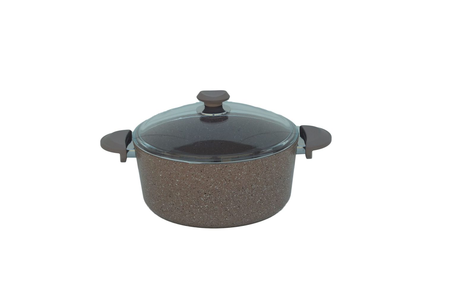OMS 9 Pcs Brown Granitec Cookware Set - Made in Turkey - Buy Online at ...