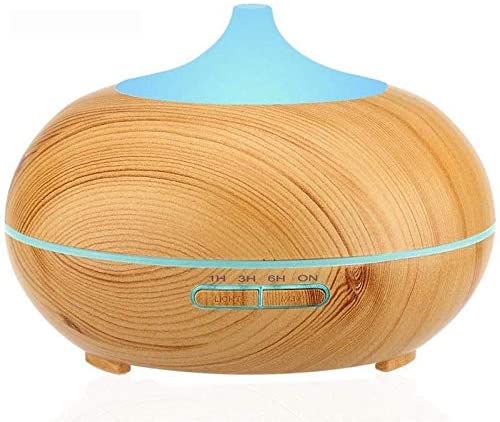 Aromatherapy Essential Oil Diffuser/Humidifier, 300ml Wood Grain Cool Mist
