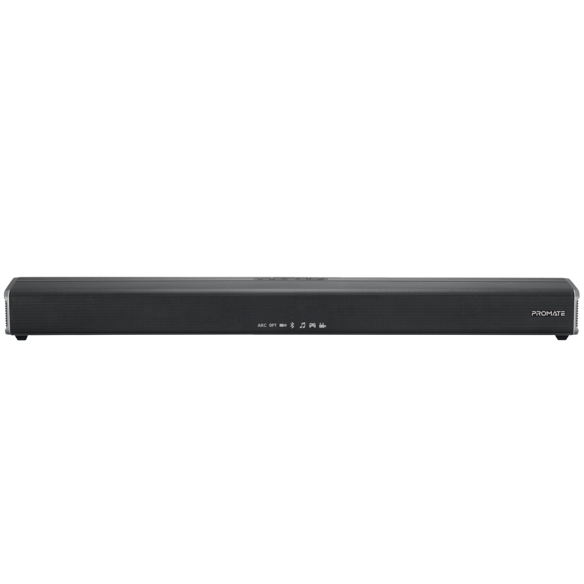 Promate Soundbar Speaker with 60W Subwoofer, Multiple Connectivity and Remote Control, CastBar-120