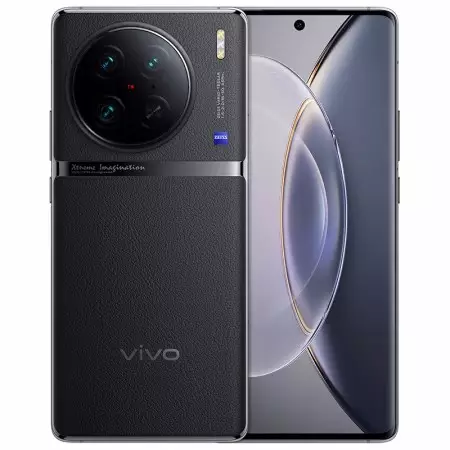 Vivo X90 Pro 5G 8GB RAM 256GB ROM Smartphone Dimensity 9200 6.78" 120Hz 50MP Rear Camera 4870mAh 120W Charge 50W Wireless Charge NFC, Black