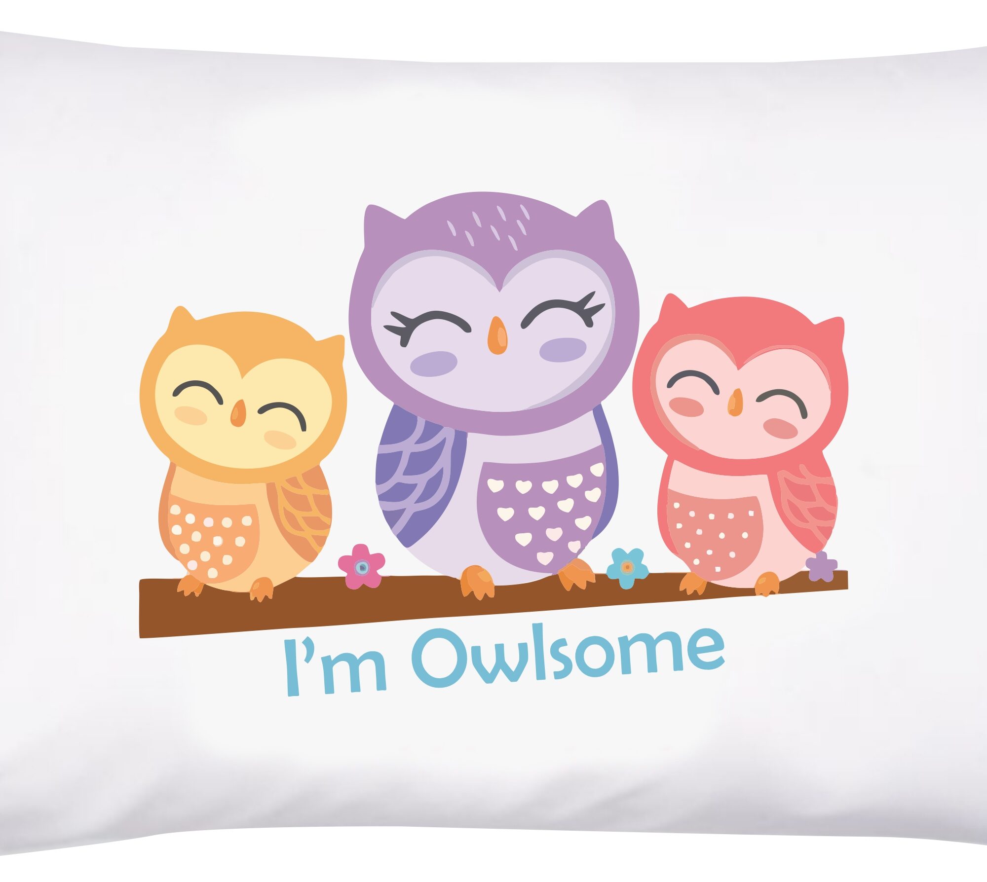 Pikkaboo Pillowcase Cover for Kids - Owl