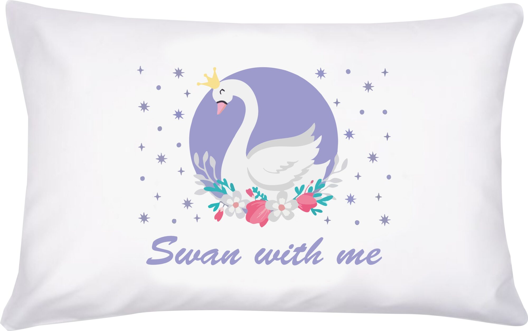 Pikkaboo Pillowcase Cover for Kids - Swan