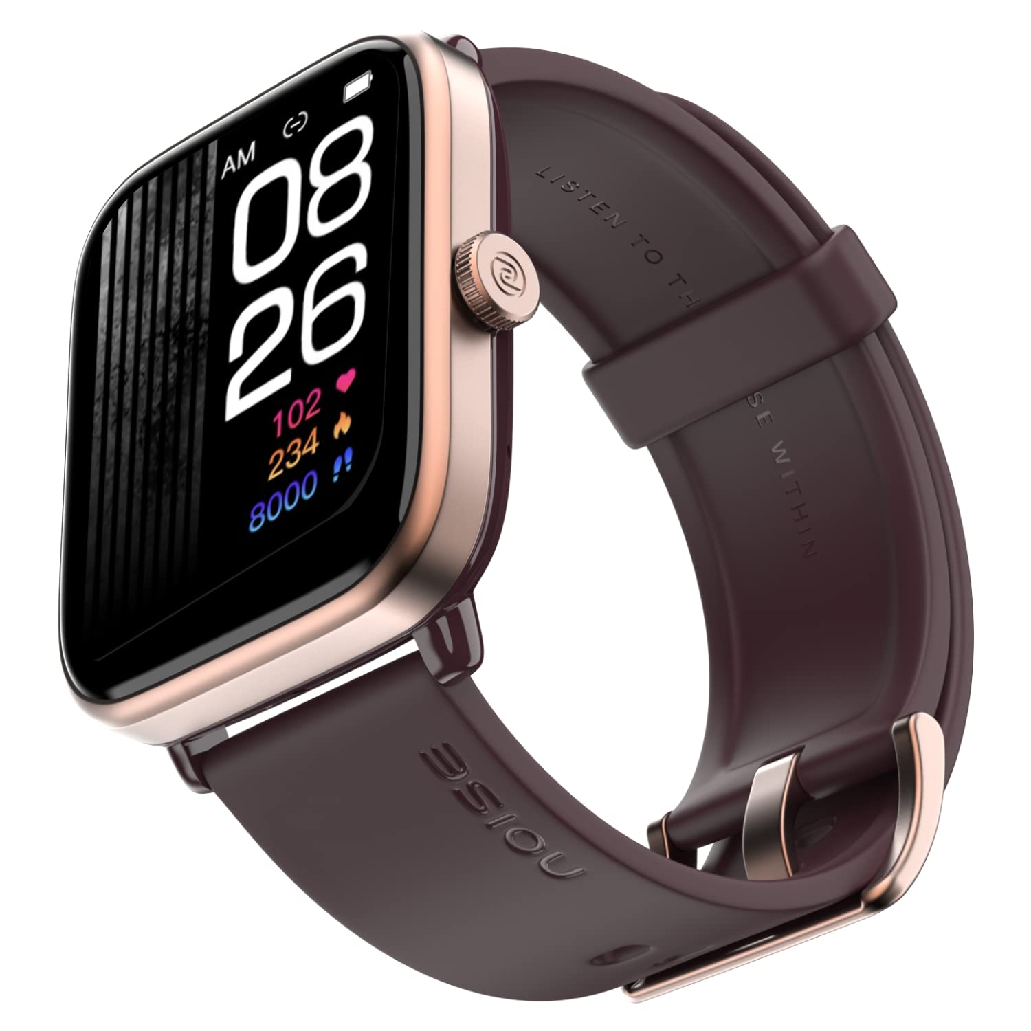 Noise ColorFit Pro 4 Advanced Bluetooth Calling Smart Watch with 1.72" TruView Display, Fully-Functional Digital Crown, 311 PPI, 60Hz Refresh Rate, 500 NITS Brightness (Deep Wine)