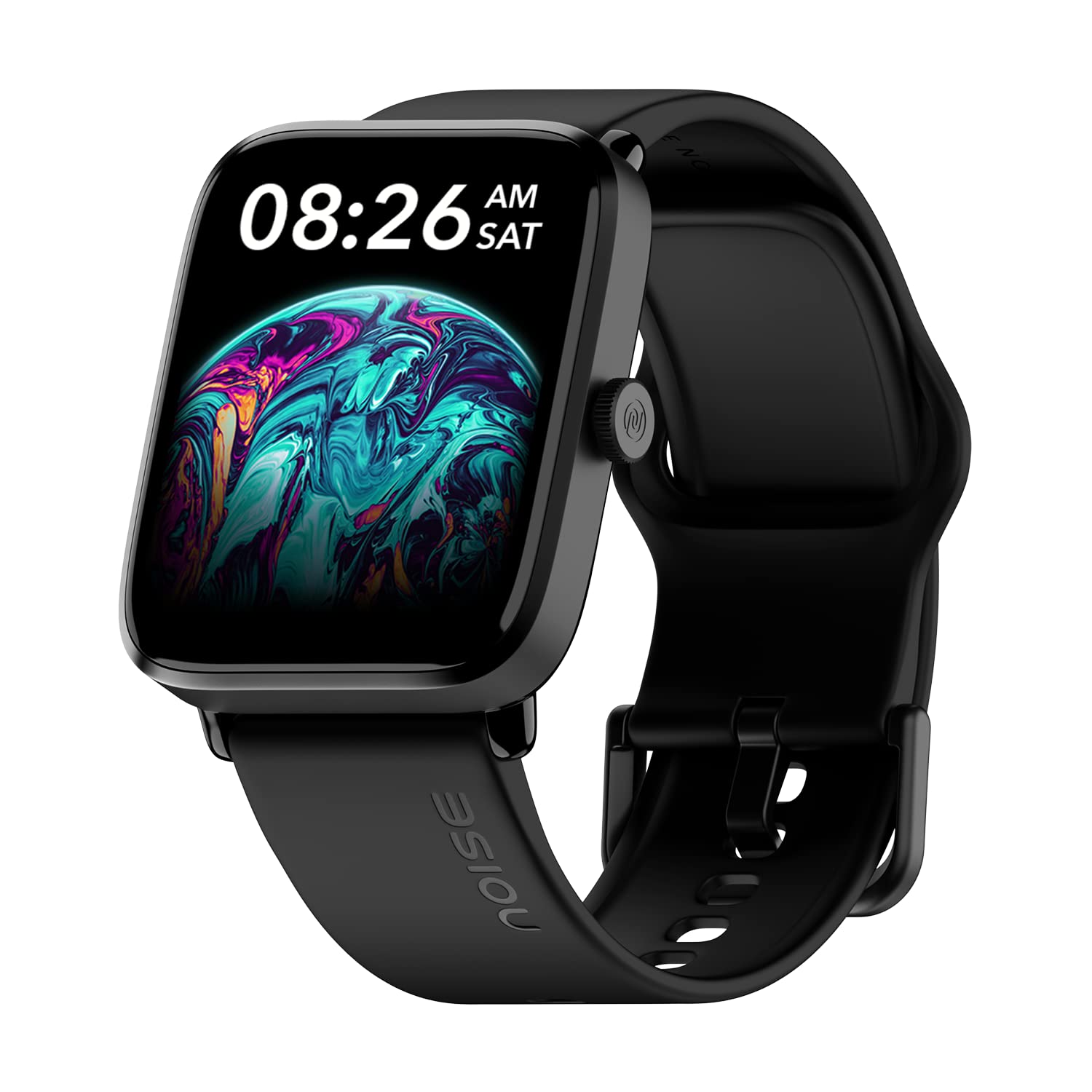 Noise ColorFit Pro 4 Alpha Bluetooth Calling Smart Watch with 1.78 AMOLED Display, Tru Sync, 60hz Refresh Rate, instacharge, Gesture Control, Functional 360 Digital Crown (Jet Black)