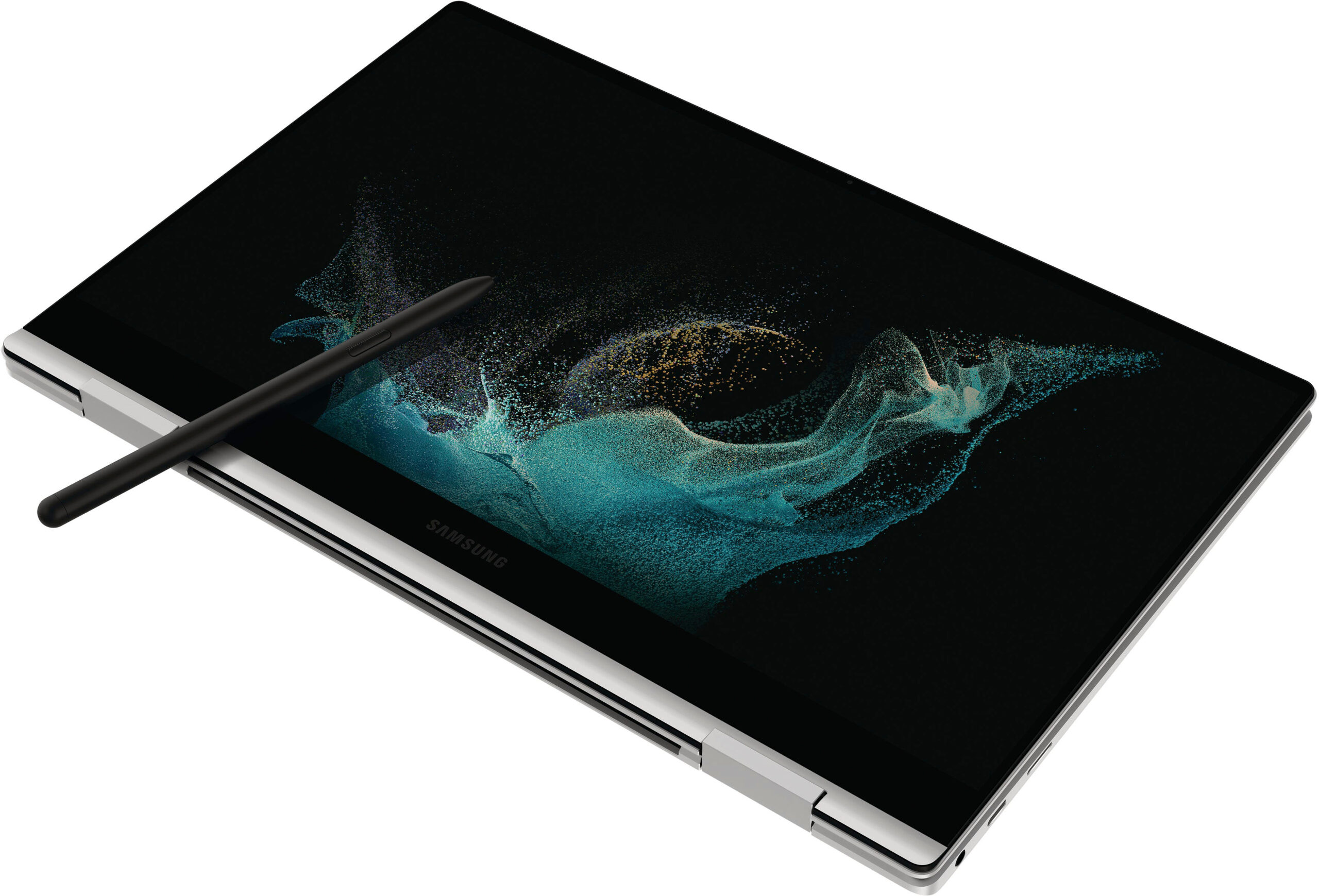 Samsung - Galaxy Book 2 Pro 360 2-in-1 13.3” AMOLED Touch Screen Laptop– Intel 12th Gen Evo Core i7 – 16GB DDR5 Memory – 512 GB SSD - Silver