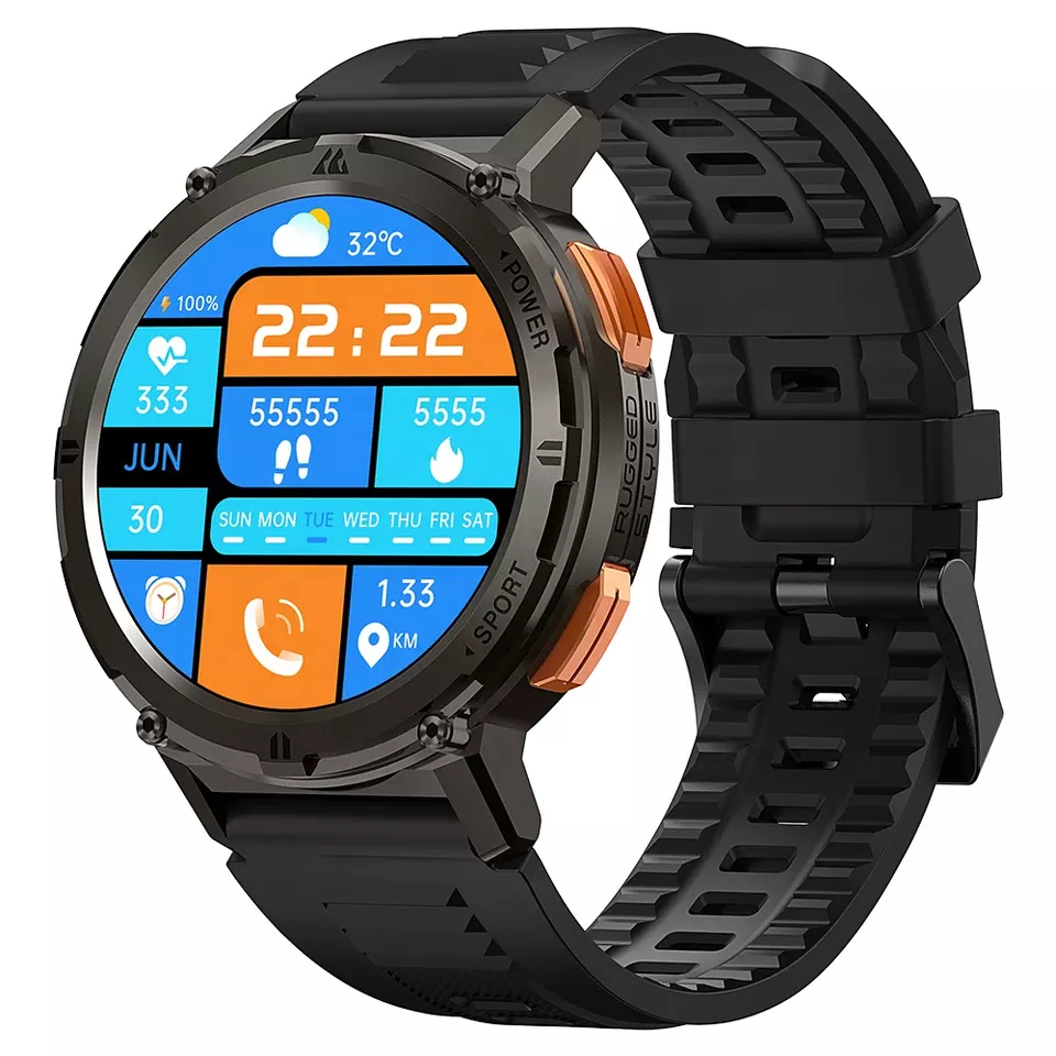 KOSPET TANK T2 Smartwatch, Black - Buy Online at Best Price in UAE