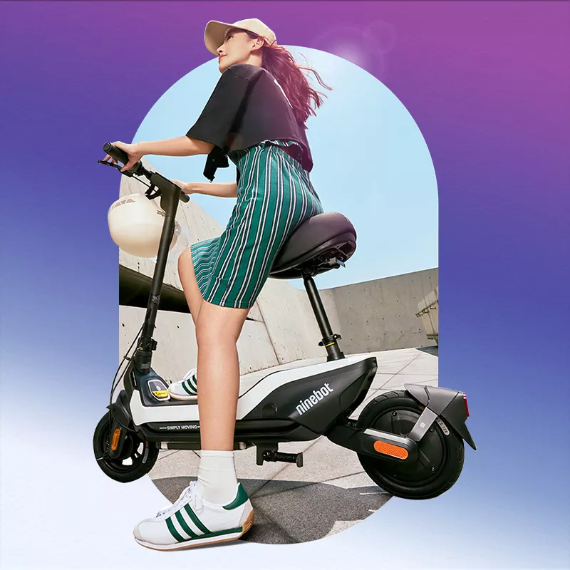 Segway Ninebot UiFi 1 Small Sit Down E scooters with Compact Seat 32Km h 45Km Range Electric Scooter Buy Online at Best Price in UAE Qonooz