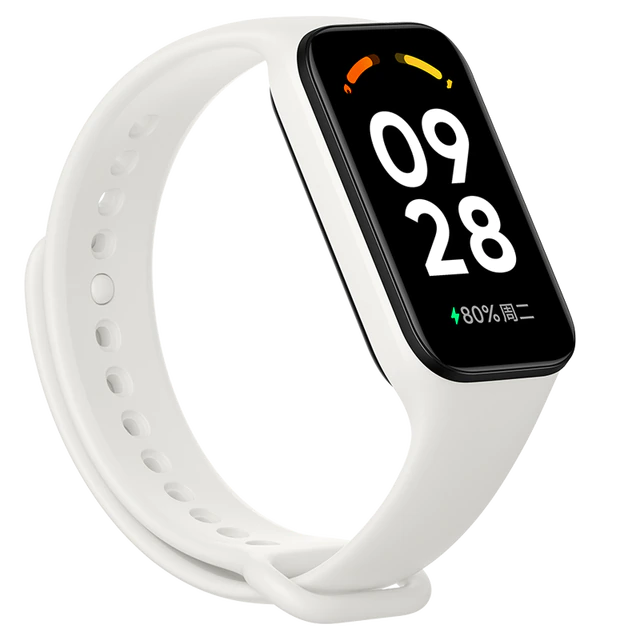 Xiaomi Redmi Band 2 Smart Bracelet 1.47" Big Screen Blood Oxygen Bluetooth Heart Rate Fitness Tracker GPS Wristband, White
