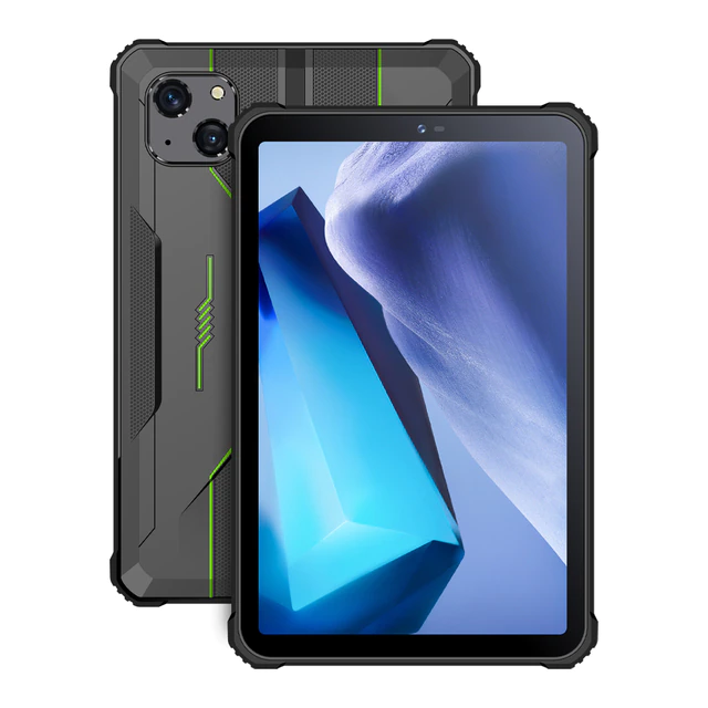 Oukitel RT3 Mini Rugged Tablet 8 Inch HD+ 5150 mAh 4GB+64GB Android 12 Tablets Mtk Helio P22 16MP Camera Pad, Green