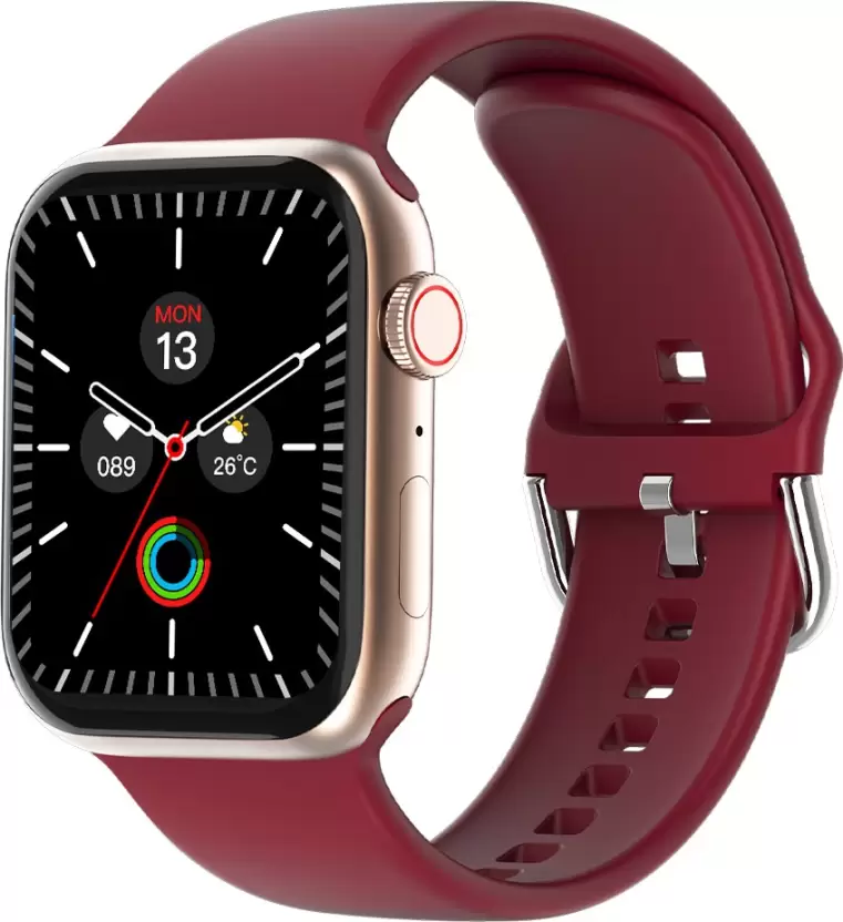 Gizmore GizFit PLASMA Bluetooth Calling Smartwatch | 1.9 Inch HD Display | 550 NITS Smartwatch  (Black Strap, Regular)