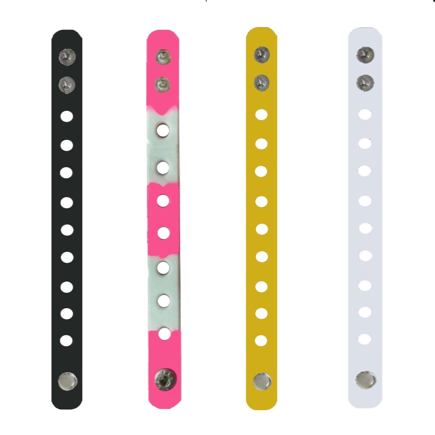 Pikkaboo Personalized Wristband Bracelet with Charms