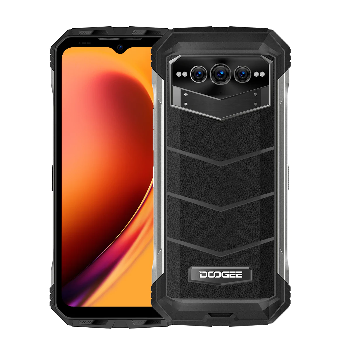 DOOGEE V Max 22000mAh Large battery 12GB+256GB 5G Android 12 Rugged Phone, Silver
