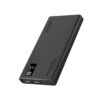 Promate Power Bank, Universal 10000mAh Ultra-Slim Portable Charger with 10W USB-C™ Input/Output Port, Dual USB Ports, LED Screen and Over-Heating Protection for iPhone 14, Galaxy S22, iPad Air, Bolt-10Pro.Black