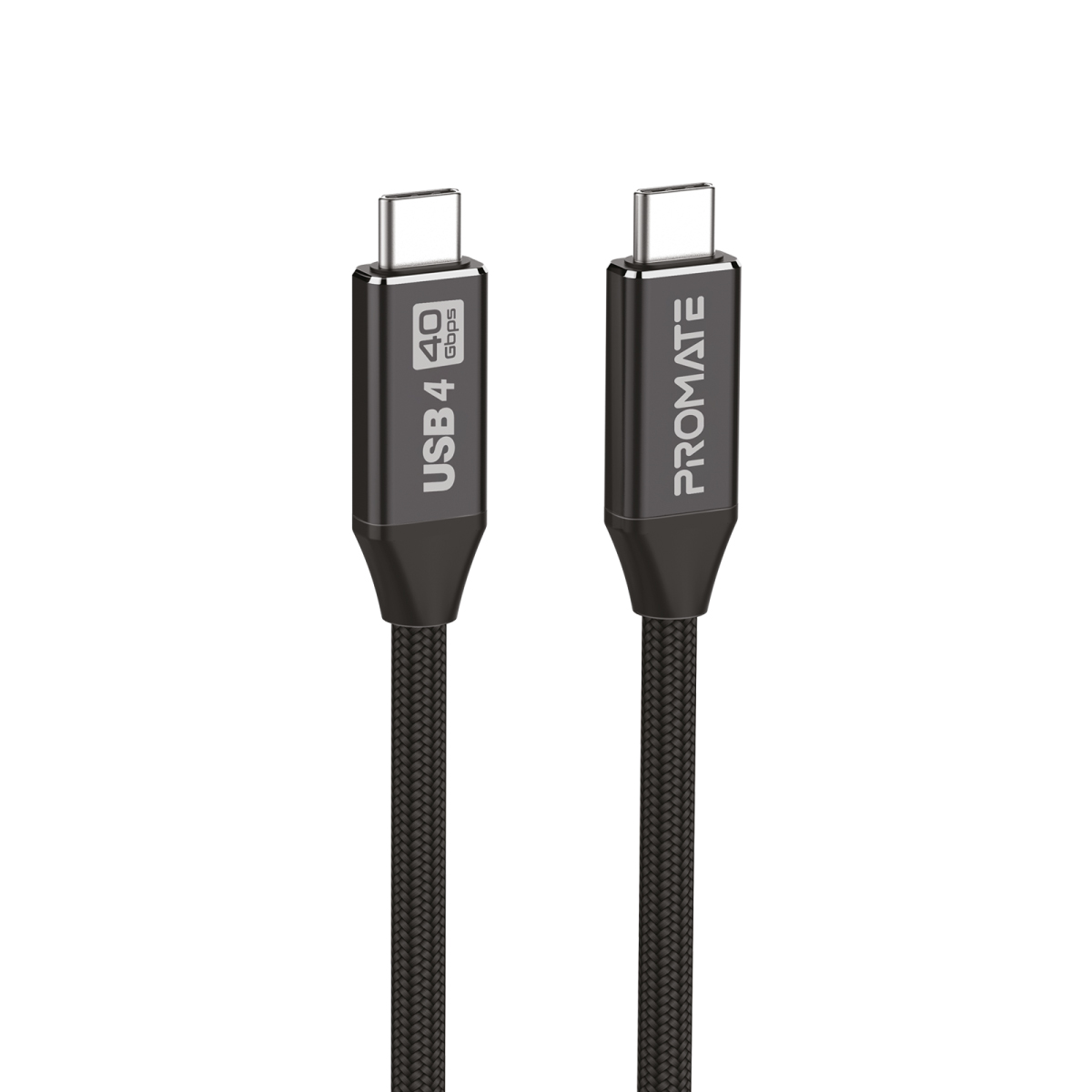 Promate USB4 Cable with UHD 8k 60hz, 240W PD, 40Gbps Data Sync and Thunderbolt 4 Compatibility, PrimeLinkC40-2M