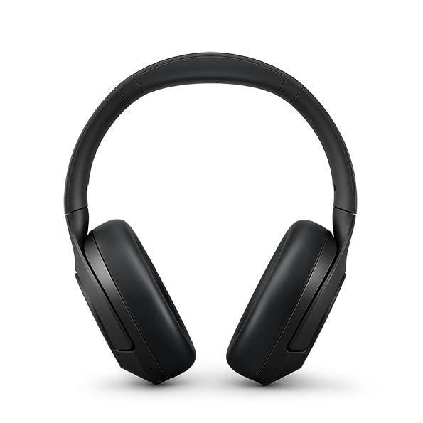 PHILIPS Wireless On Ear Headphones TAH8506BK, Sleek Design with Noise Cancelling Pro,Up to 60 Hours of Play time, Touch Control That You Control. Turn Touch on or Off (Black)