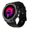 NoiseFit Force Rugged Round Dial Bluetooth Calling Smart Watch with 1.32" HD Screen, Functional Crown, 550 NITS, 7 Days Battery, AI Voice Assistance, 200+ Watch Faces, Heart Rate Tracker- (Jet Black)