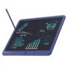Portronics Ruffpad 15M 15Inch (38.1cm) Re-Writable Multicolor LCD Writing Pad with Smart Lock,India's first notepad to save and share your child's first creatives via Ruffpad app on your Smartphone(Blue)