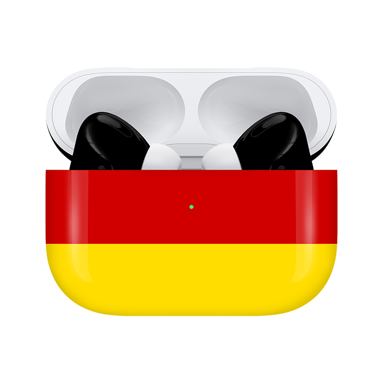 Caviar Customized Airpods Pro (2nd Generation) Glossy Germany Flag