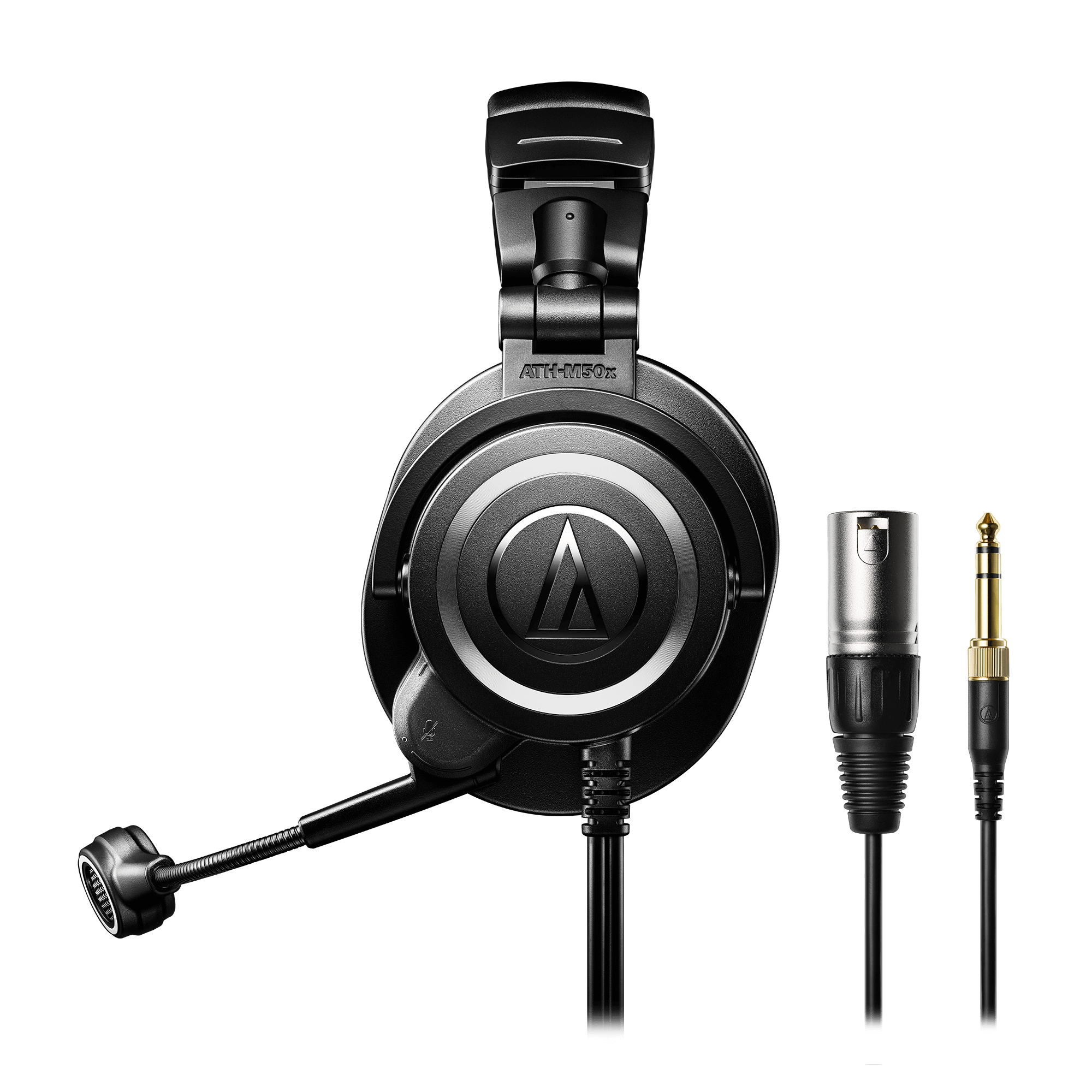 Audio-Technica ATH-M50xSTS StreamSet™ Earphones Tuned For Live Streaming, Analog XLR and 1/8" (1/4" adapter)