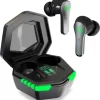 PTron Bassbuds Epic, 40ms Gaming TWS Earbuds, 35hrs Playtime, ENC Calls, Touch Control Bluetooth Headset (Black, In the Ear)