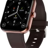 Ambrane Wise Eon Max with 2.01'' Lucid display, BT Calling, with customisable watch face Smartwatch  (Grey Strap, Regular)