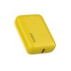Stuffcool 10000mAh Palm Smallest QC PD 20W Type C Super Premium Mini Powerbank, Charges Any iPhone 50% in 30 mins (Yellow)