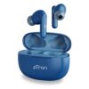pTron Newly Launched Bassbuds Zen in-Ear TWS Earbuds with Quad ENC Mic & TruTalk™, 50Hrs Playtime, BT5.3 Headphones with Mic, Deep Bass, Low Latency, Touch Control, Type-C Fast Charging & IPX4 (Blue)