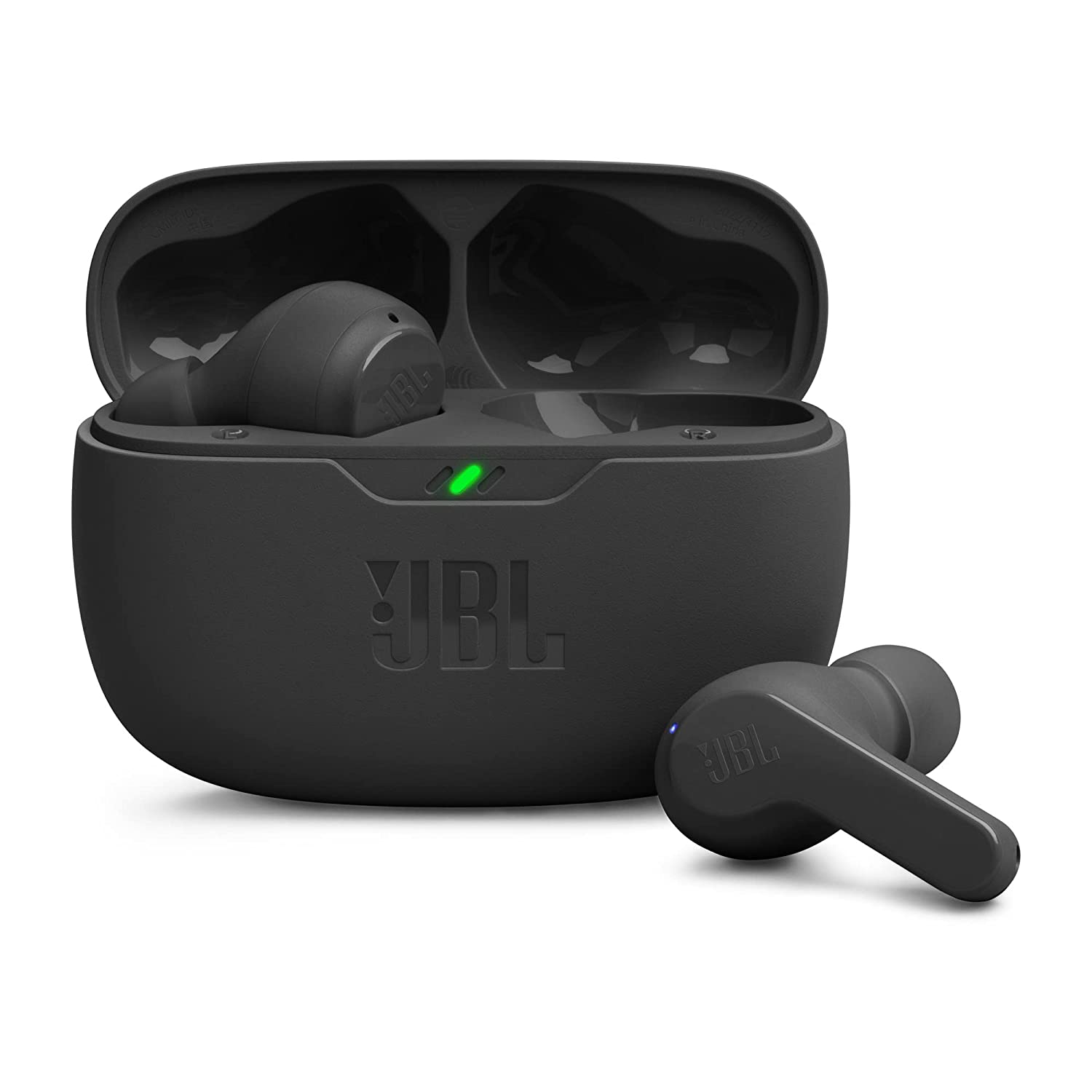 JBL Wave Beam in-Ear Earbuds (TWS) with Mic, App for Customized Extra Bass EQ, 32 Hrs Battery and Quick Charge, IP54, Ambient Aware & Talk-Thru, Google FastPair (Mint)