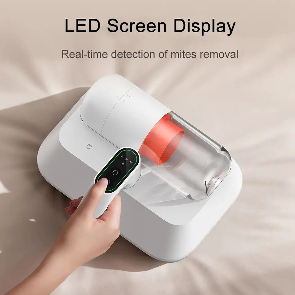 New Xiaomi Mijia Mite Removal Instrument Pro Hot Air Removal UV-C Mite Removal Multifunctional Filtration Suction 14kPa