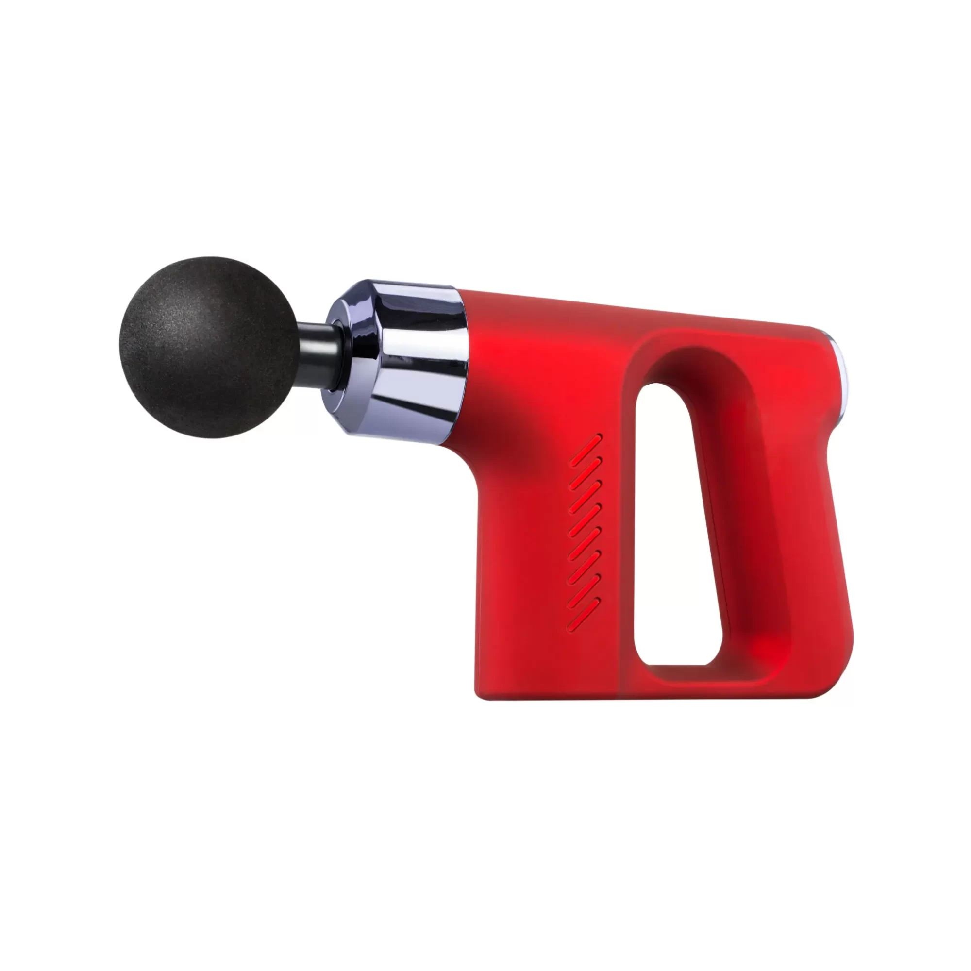 Handheld Percussion Deep Tissue Massager With 4 Heads Red