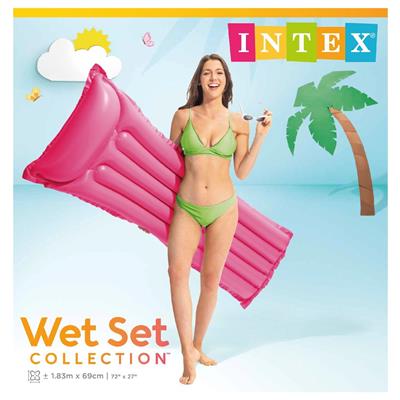 Latex Inflatable Mattress (Colors may vary)