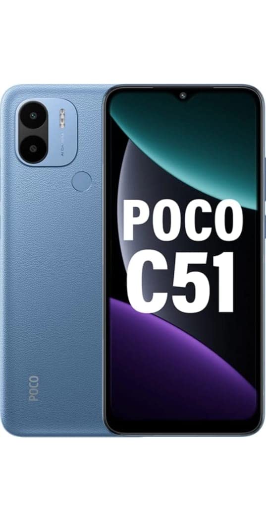 Poco C51 (Royal Blue, 64 GB) (4 GB RAM)