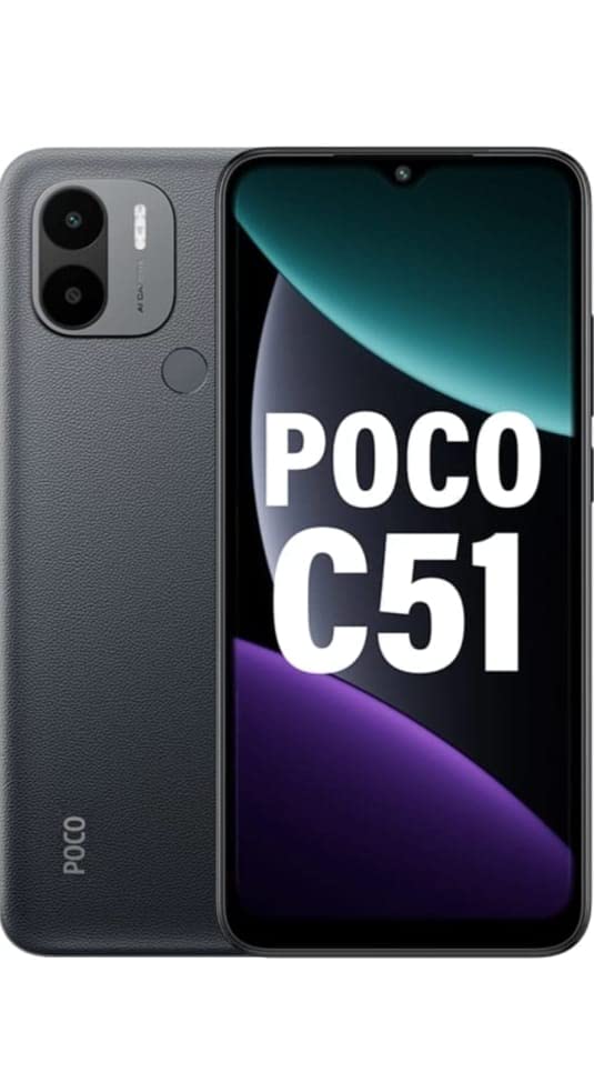Poco C51 (Power Black, 64 GB) (4 GB RAM)