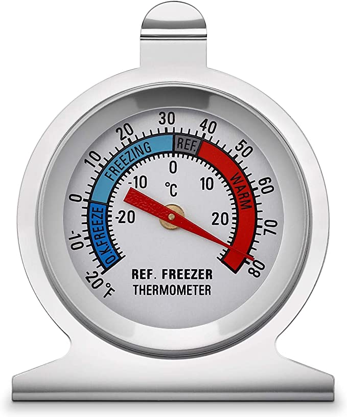 Stainless Steel Freezer Thermometer