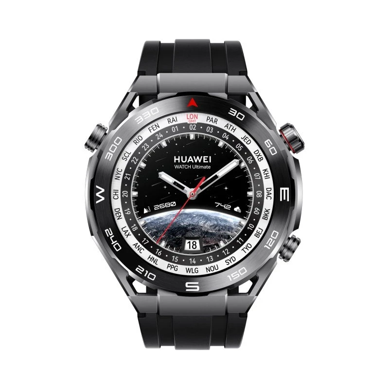 Huawei Watch Ultimate 1.5 Inch LTPO AMOLED Sports Watch 100 Meter Deep Dive Beidou Satellite Heart Rate Detection, Black