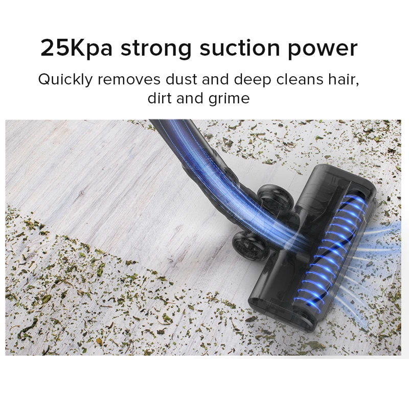 Redkey P7 Plus Wireless Handheld Vacuum Cleaner 25000pa 1800W Powerful Motor Automatic Dust Removal 3L Dust Collection Bag
