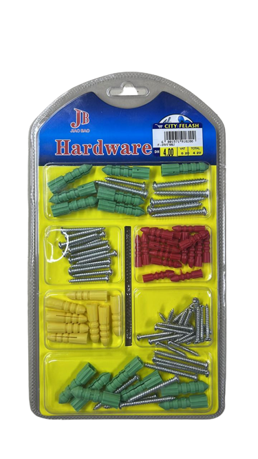 Drywall Anchors with Wall Screws - Wall Anchors and Screw Kit