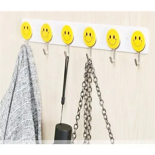 Smiley Wall Hooks Clip