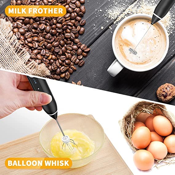 Milk Frother, USB Rechargeable,