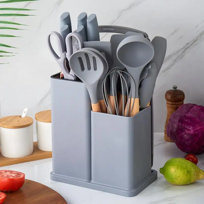 Modern Household Multifunctional Knife Cooking utensil kitchenware Set