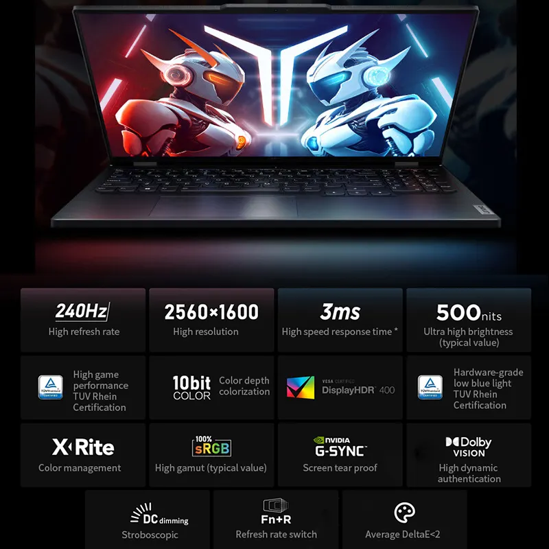 Lenovo Legion R9000P 2023 R77745HX 16GB 1TB SSD RTX4060 ESports