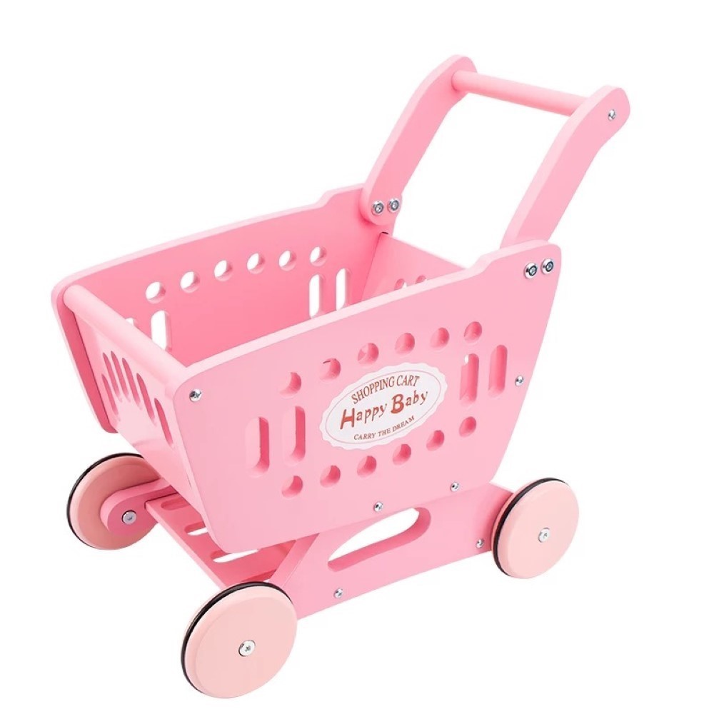 Woody Buddy - Supermarket Trolley - Pink
