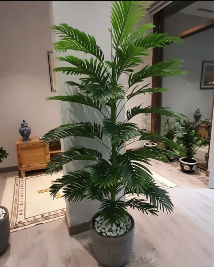 High Faux Palm Tree with Base 180cm