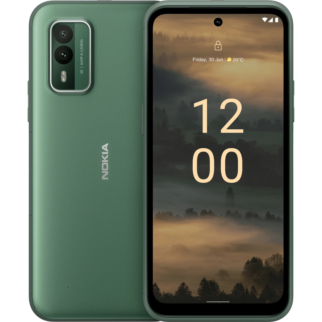 Nokia XR21 Rugged Phone 6 GB RAM, 128 GB Storage, Dual SIM, Pine Green