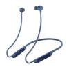 Promate Wireless Neckband Earphones, Hi-Fi Lightweight Wireless Bluetooth Earphones with Anti-Slip Liquid Silicone Neckband, Hall Switch Sensor, 24H Playtime and In-Line Controls for iPhone 14, Galaxy S23, Civil.BLUE