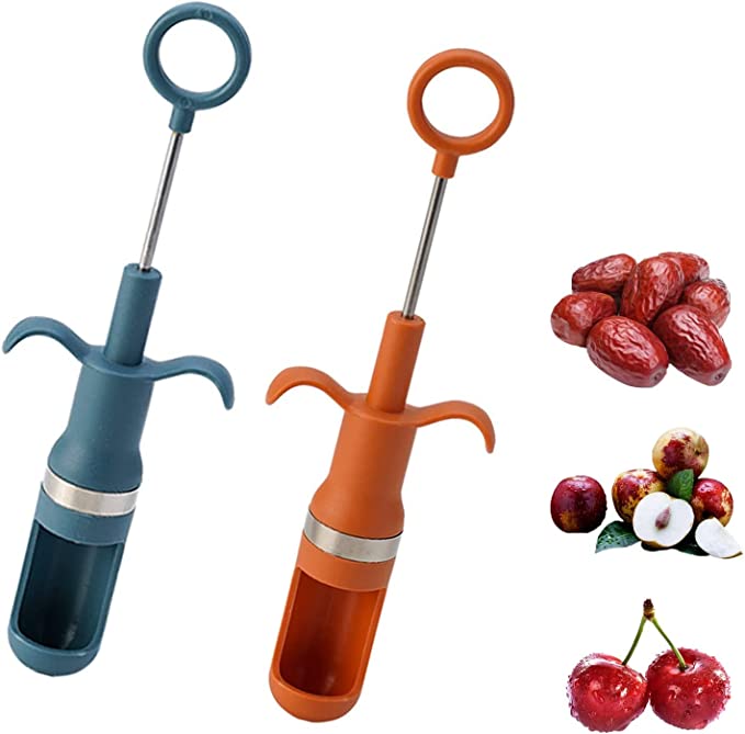 Dates Seeds Remover, Cherry Pitter Tool, Portable Fruit Pitter Tool, Jujube Cherry Corer Remover Seed Tool