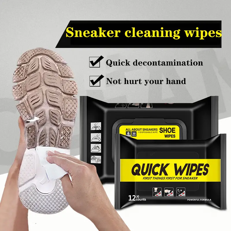 Disposable Sneaker Sport Shoe Cleaning Wet Wipes