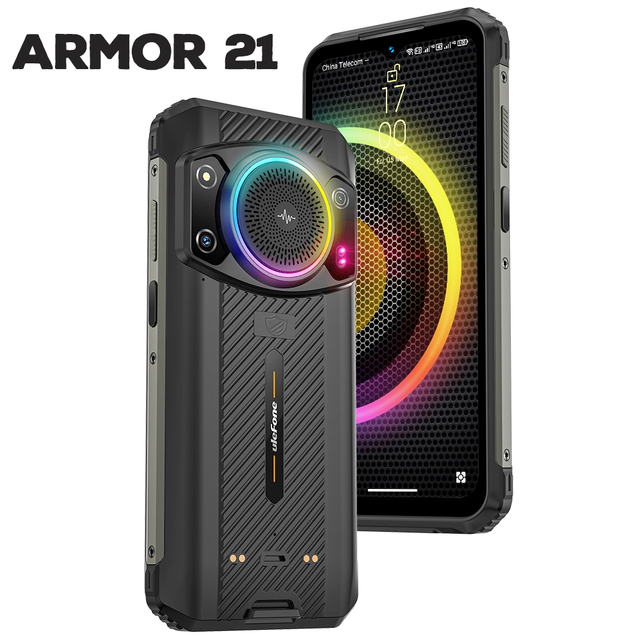 Ulefone Armor 21 16GB RAM 256GB ROM, Android 13 Helio G99 6nm, 64MP Camera, 24MP Night Vision Camera, 9600mAh