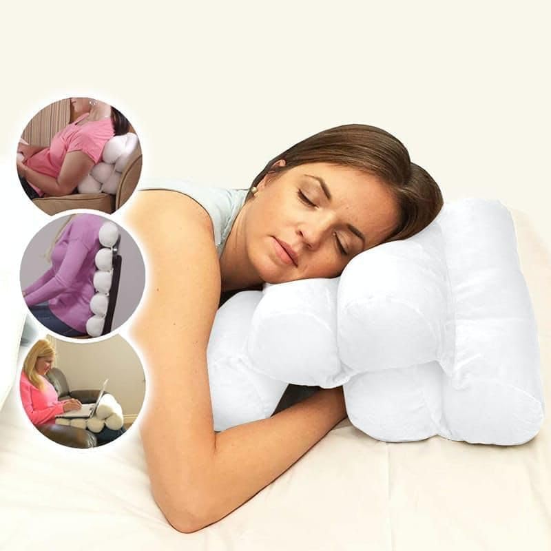 THERAPEUTIC BACK AND NECK CUSHION
